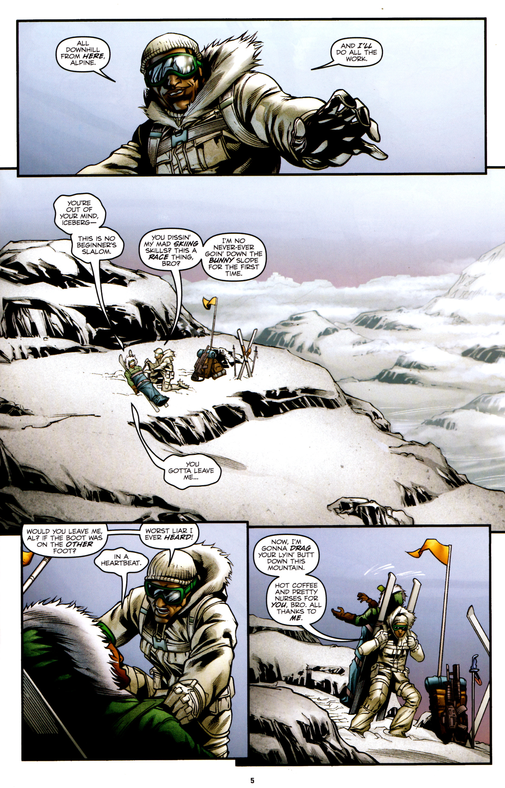 Read online G.I. Joe: Snake Eyes comic -  Issue #4 - 8