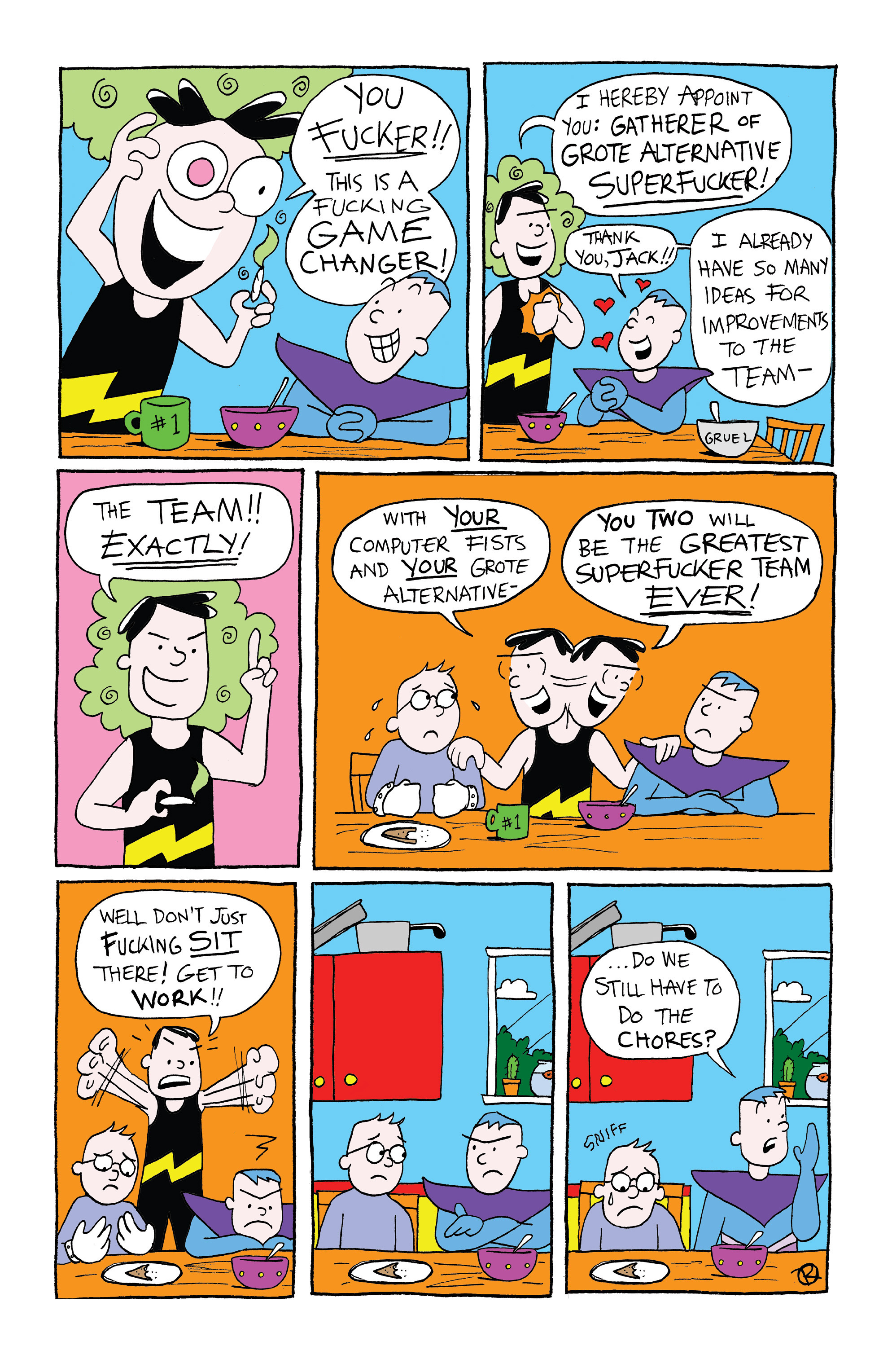 Read online Superf*ckers Forever comic -  Issue #4 - 23