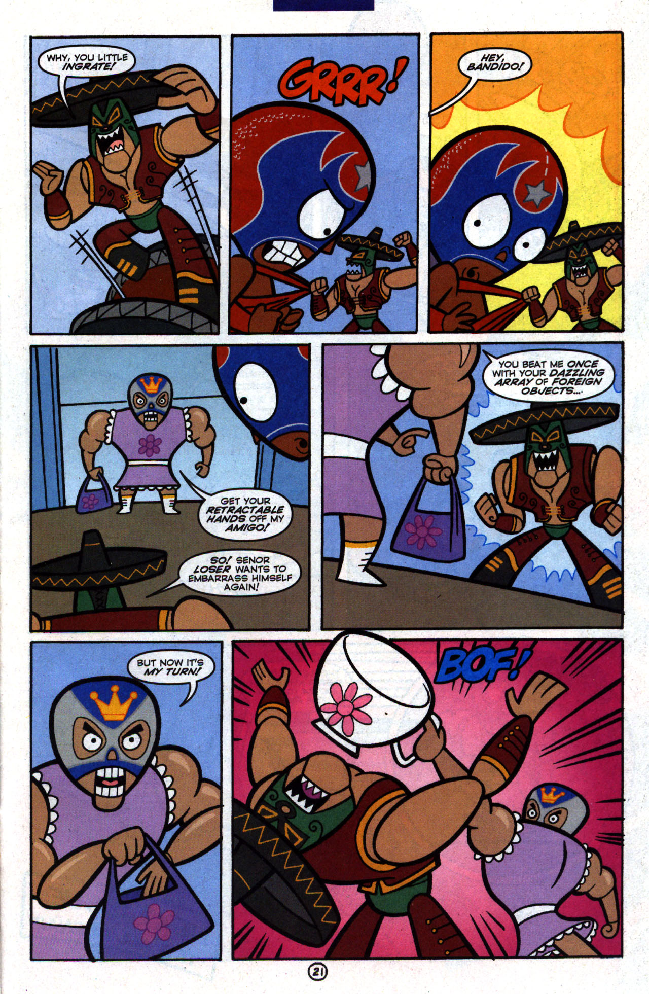 Read online Mucha Lucha comic -  Issue #1 - 22