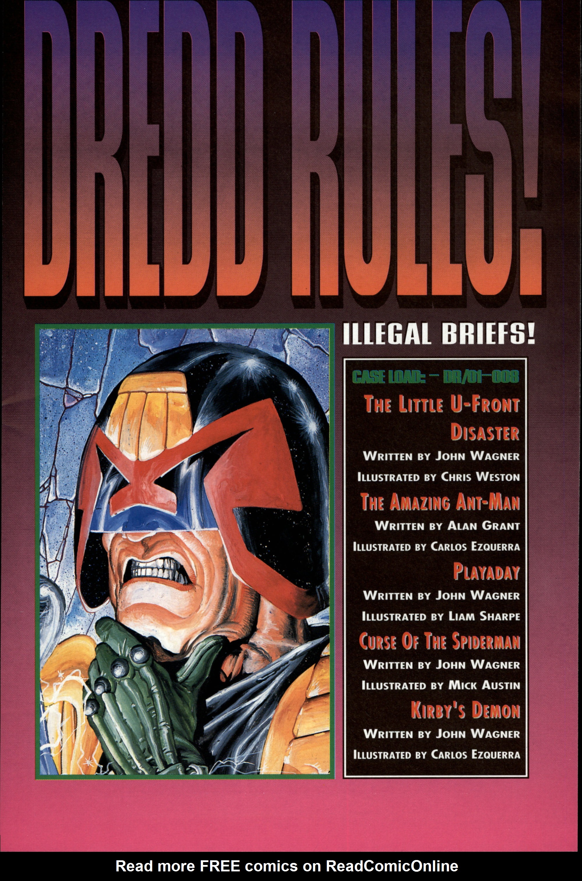 Read online Dredd Rules! comic -  Issue #8 - 3