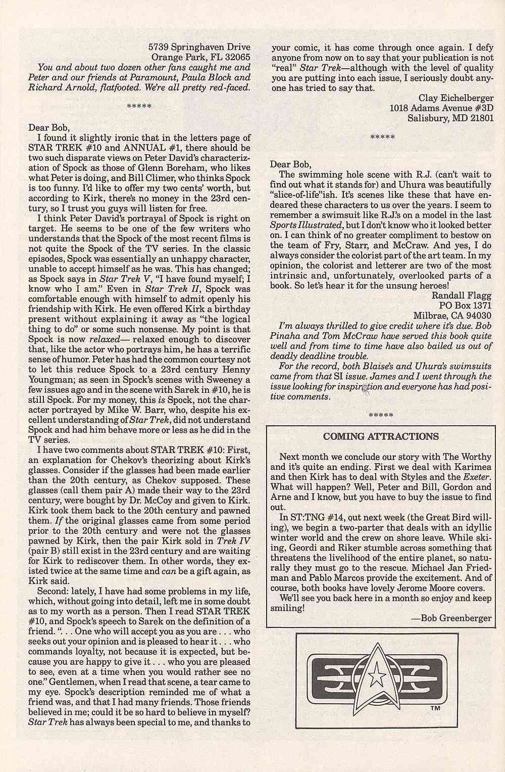 Read online Star Trek (1989) comic -  Issue #14 - 31