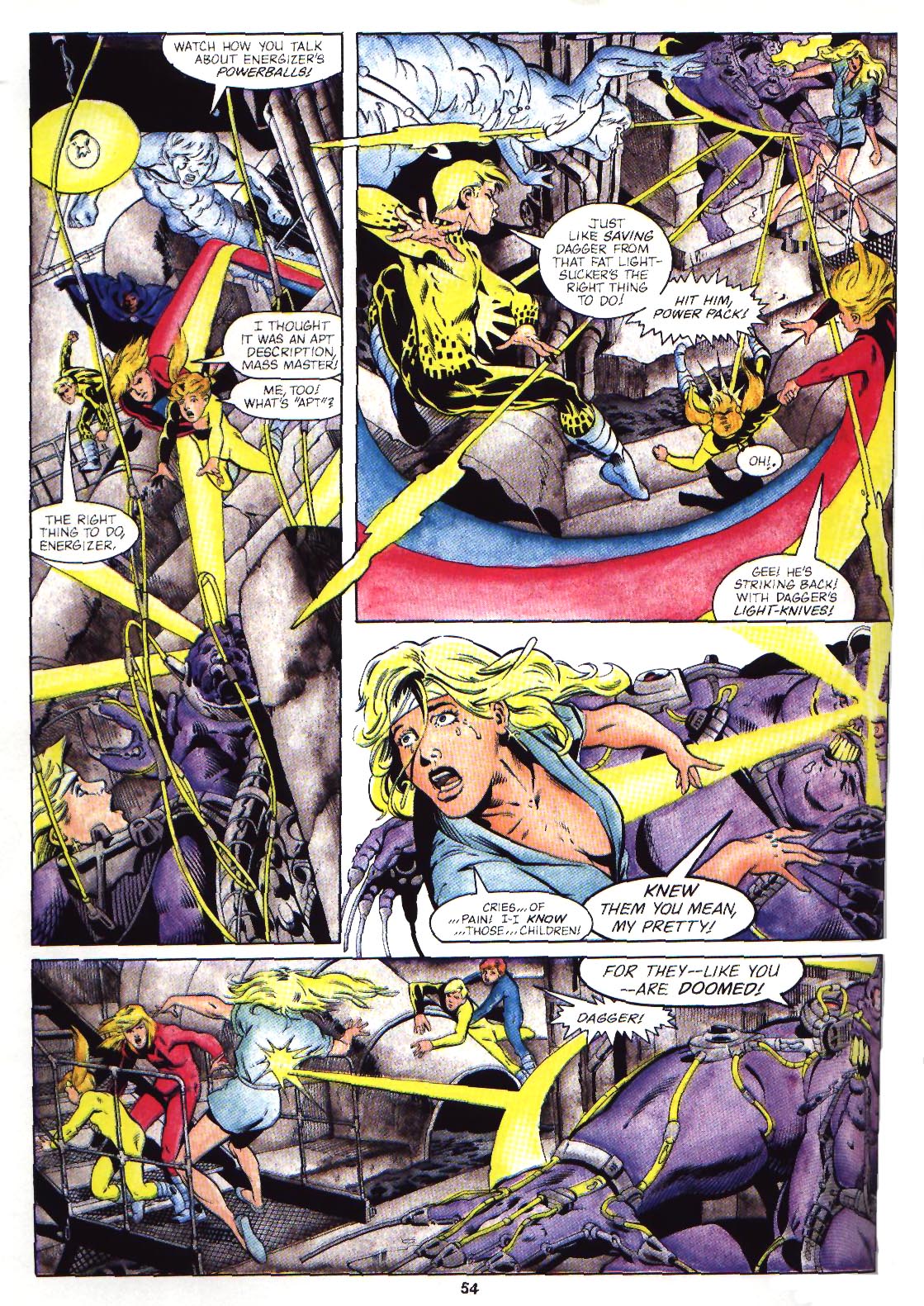 Marvel Graphic Novel: Cloak and Dagger and Power Pack: Shelter From The Storm issue TPB - Page 55