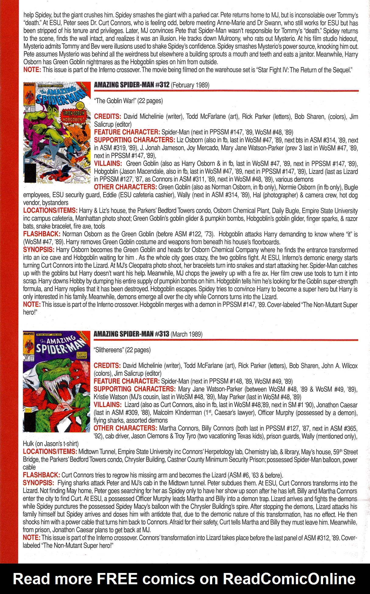 Read online Official Index to the Marvel Universe comic -  Issue #7 - 16