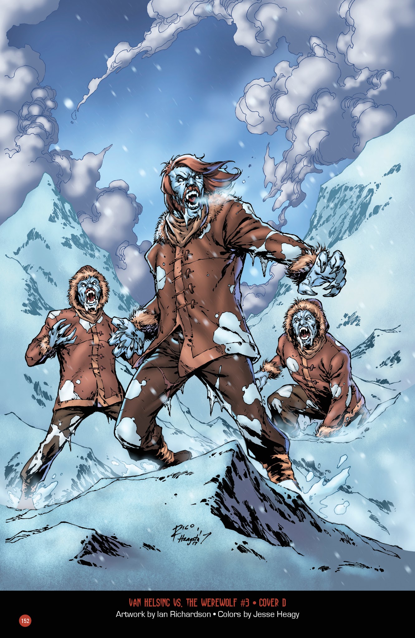 Read online Van Helsing vs. Werewolf comic -  Issue # _TPB 1 - 152