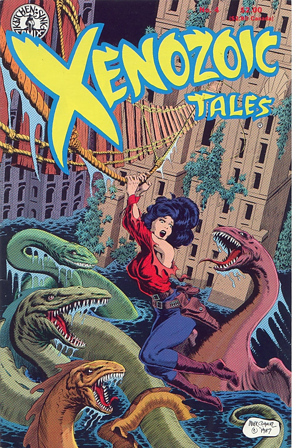 Read online Xenozoic Tales comic -  Issue #4 - 2