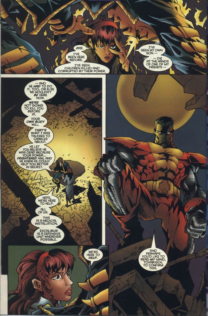 Read online Excalibur (1988) comic -  Issue #95 - 16