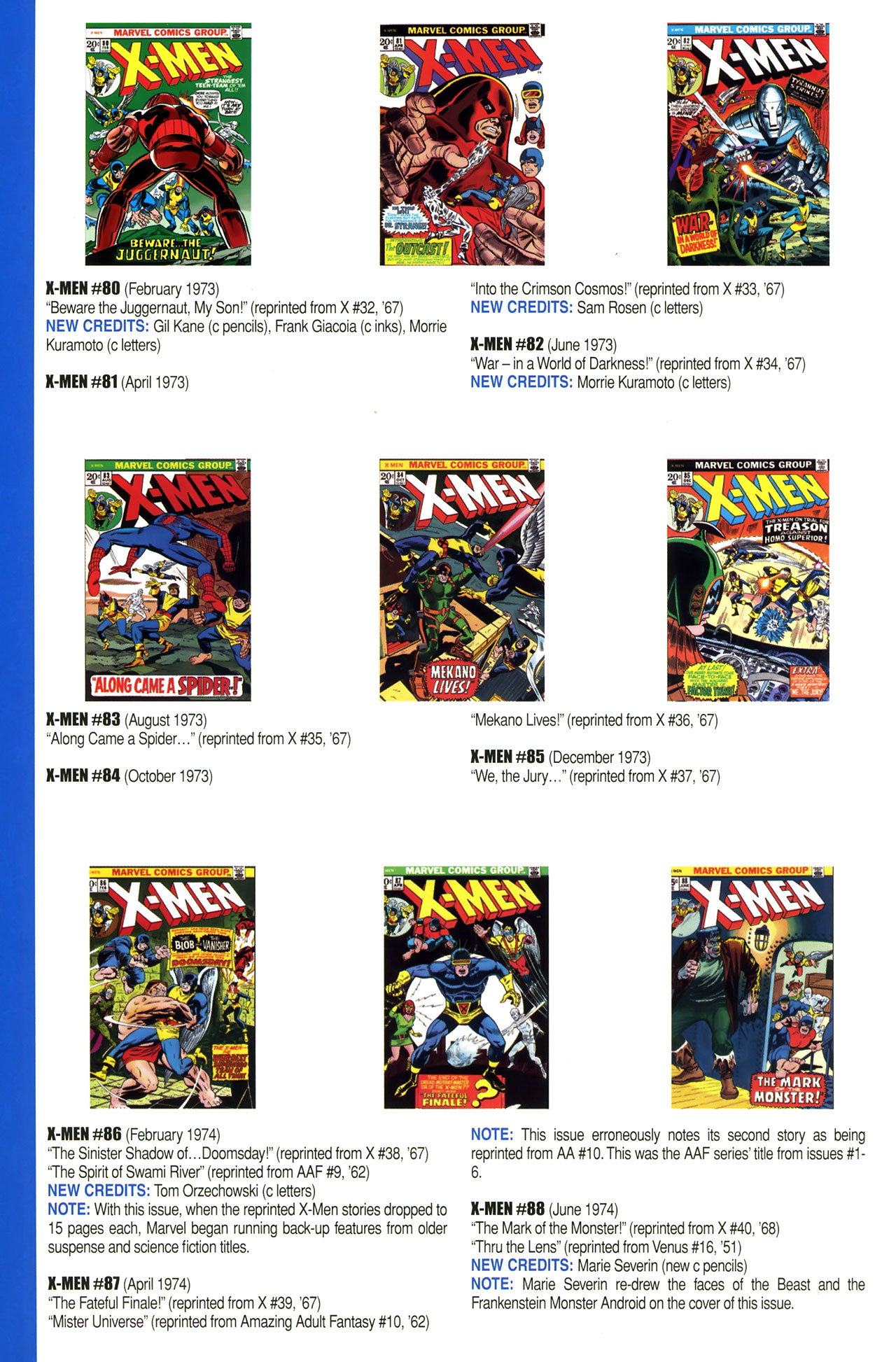 Read online Official Index to the Marvel Universe comic -  Issue #2 - 56
