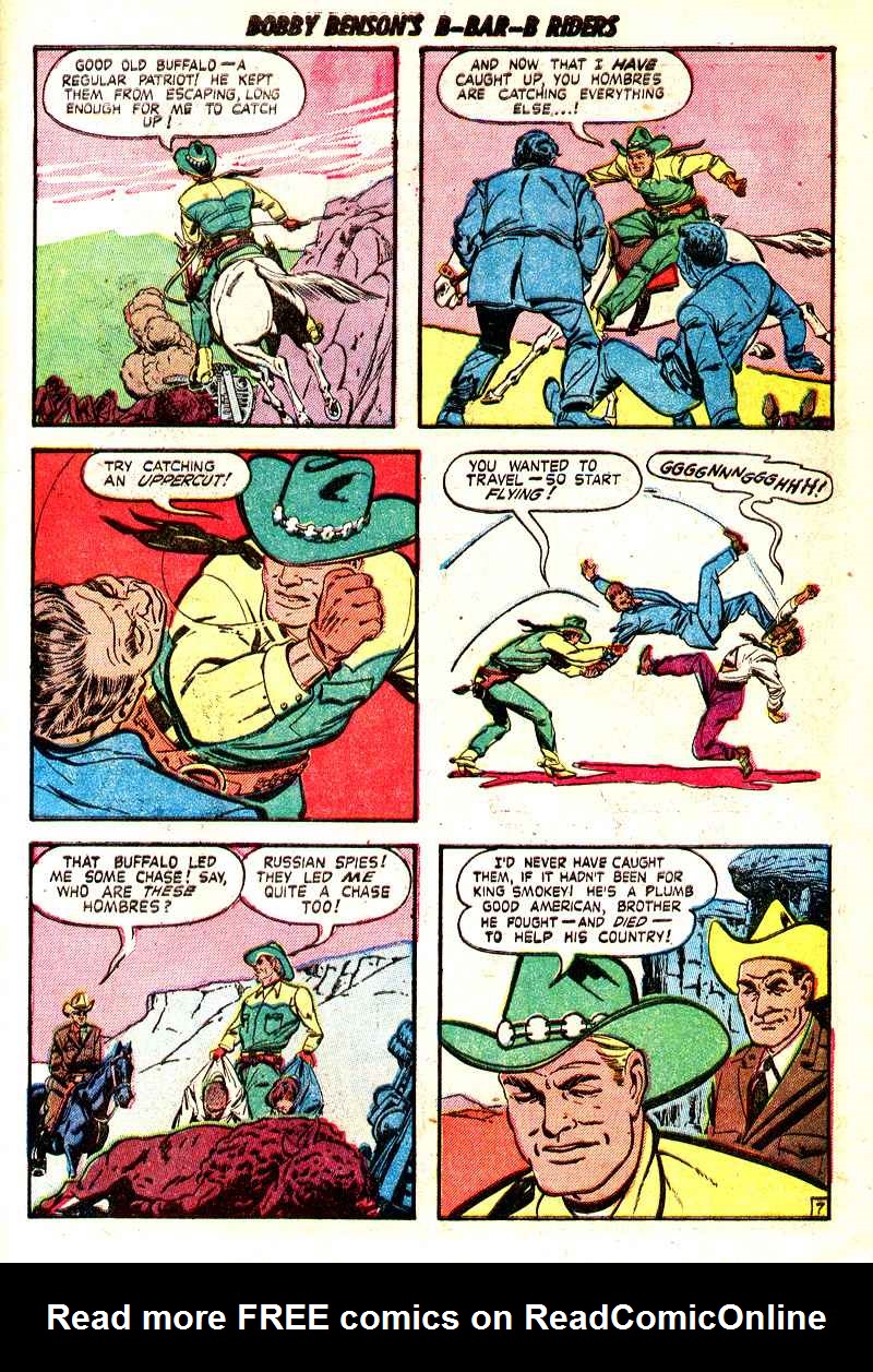 Read online Bobby Benson's B-Bar-B Riders comic -  Issue #7 - 25