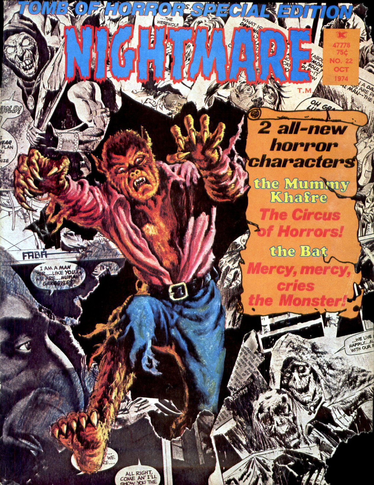 Read online Nightmare (1970) comic -  Issue #22 - 1