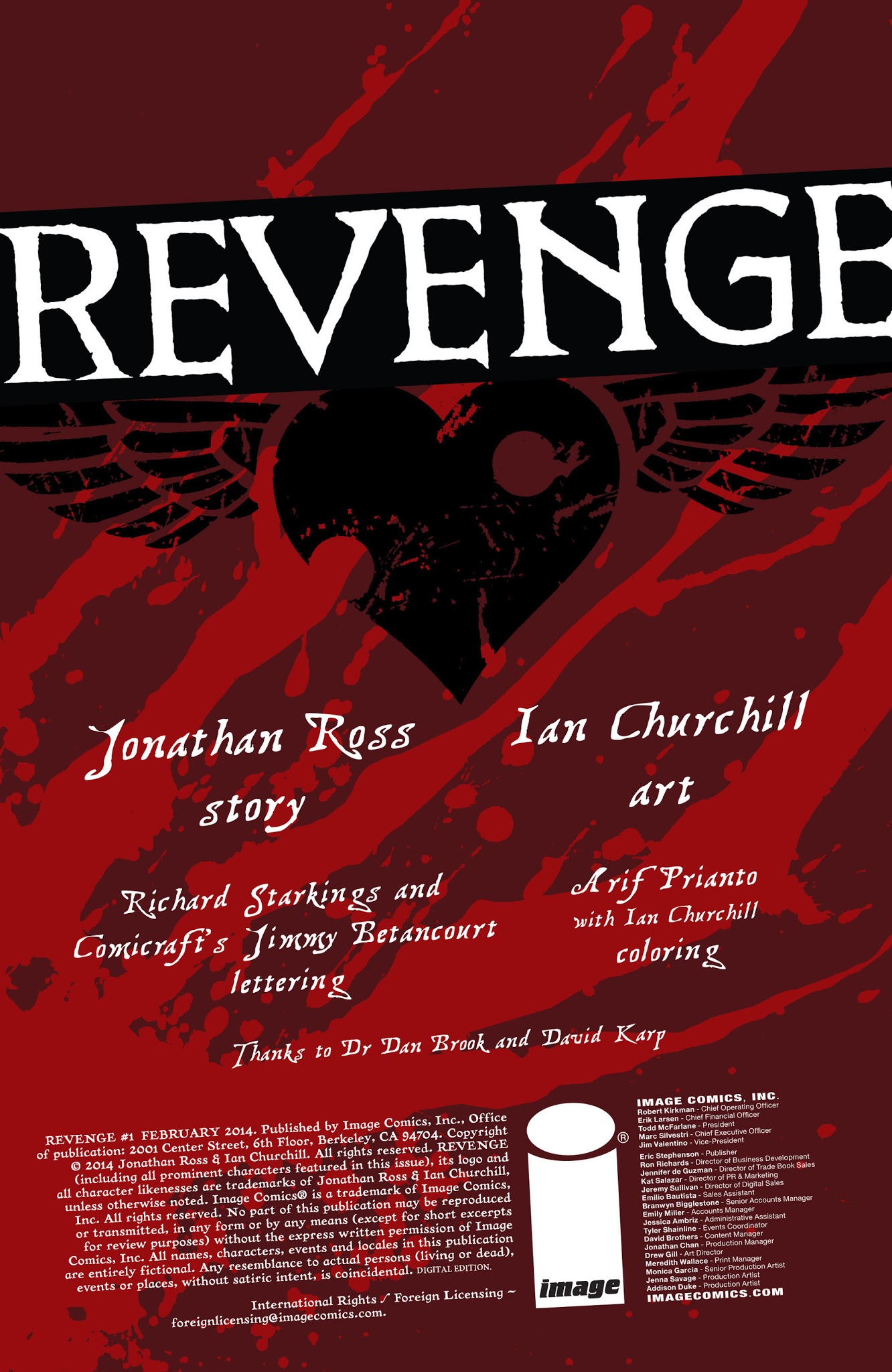 Read online Revenge comic -  Issue #1 - 2