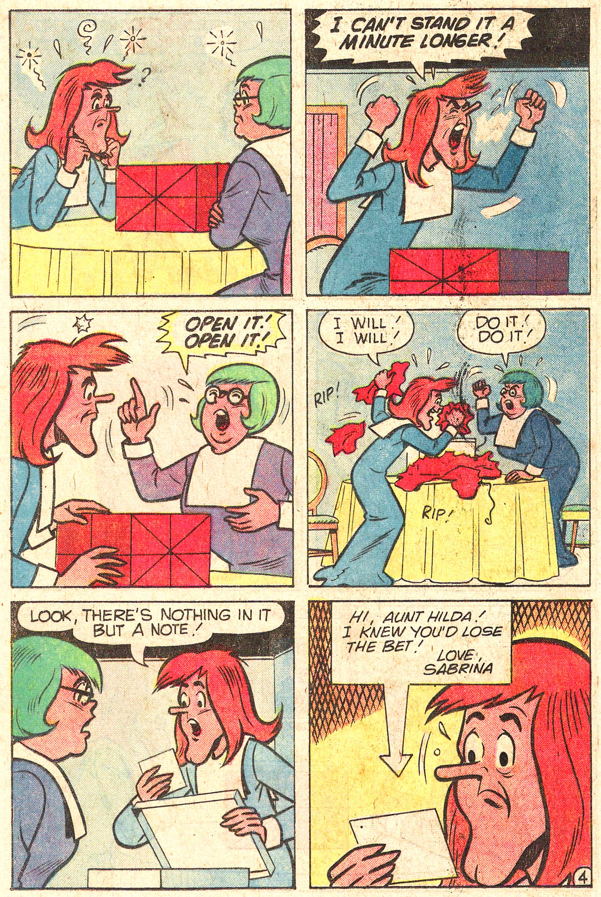 Read online Sabrina The Teenage Witch (1971) comic -  Issue #69 - 16
