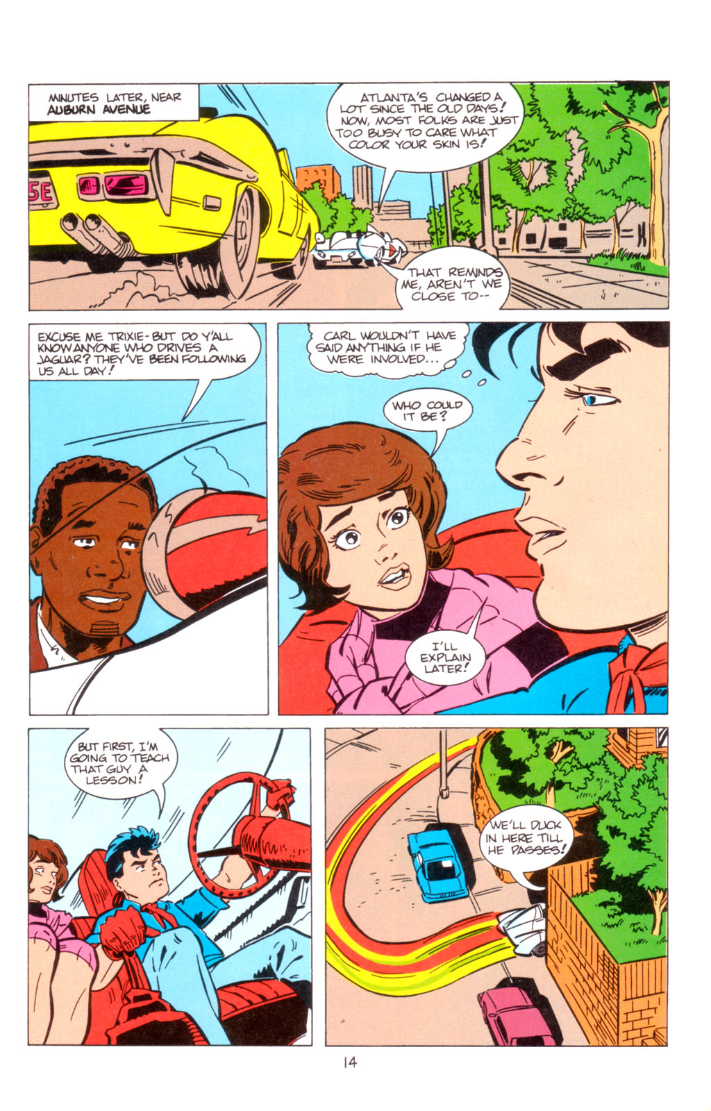 Read online Speed Racer (1987) comic -  Issue #23 - 16