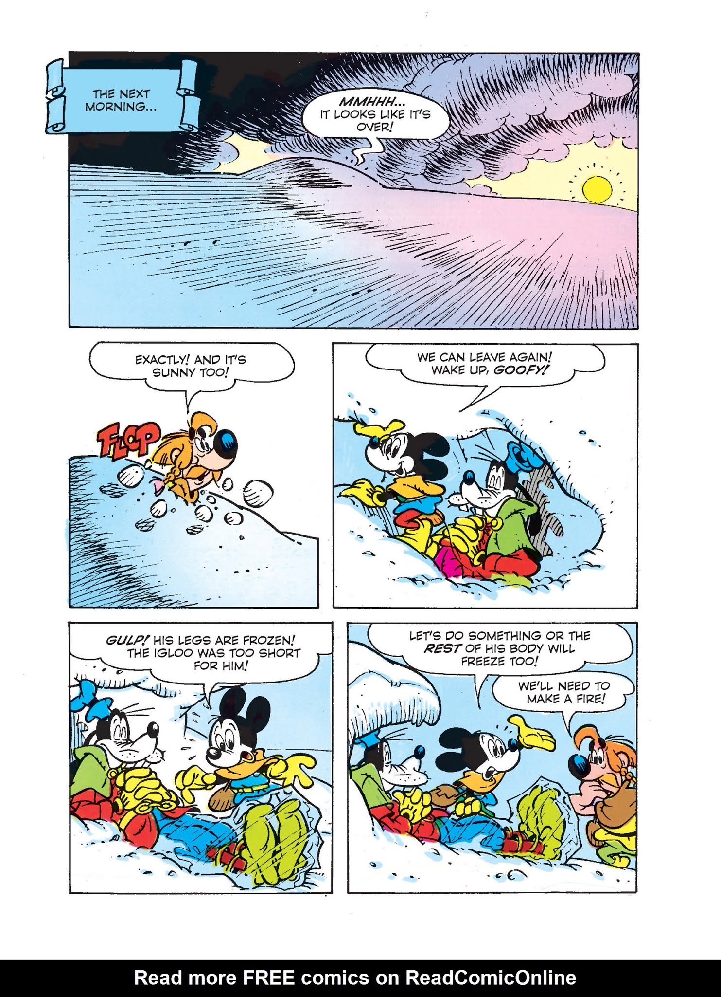 Read online Mickey Mouse in the Sword of Ice comic -  Issue #4 - 31