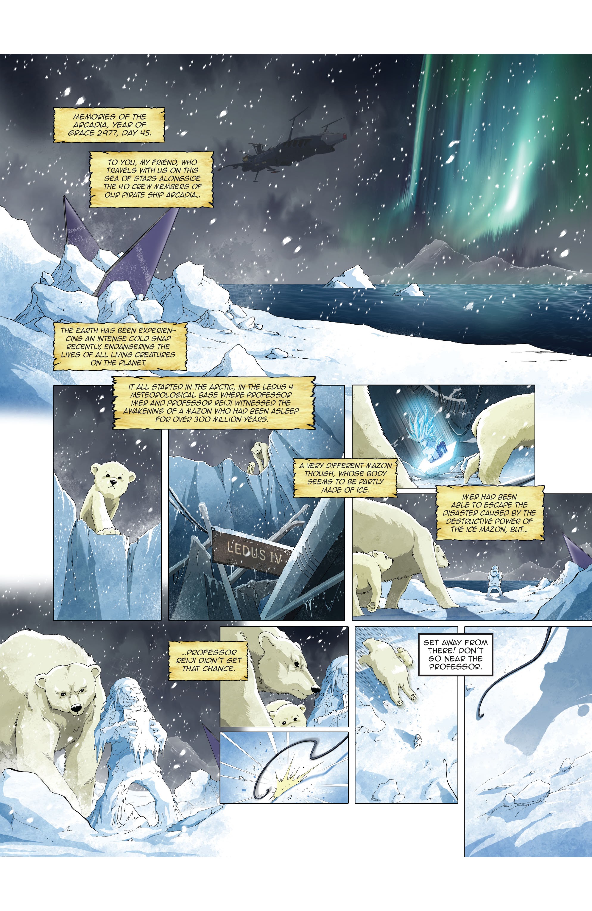 Read online Space Pirate Captain Harlock comic -  Issue #3 - 3