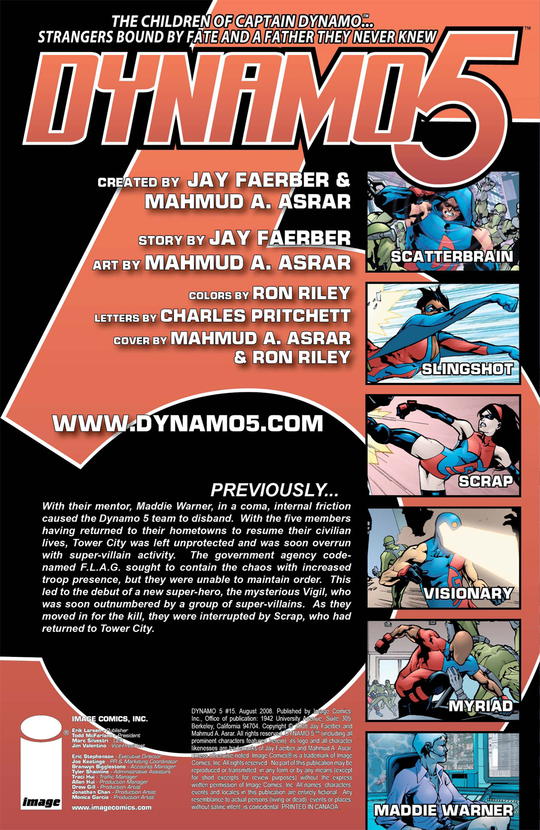 Read online Dynamo 5 comic -  Issue #15 - 2