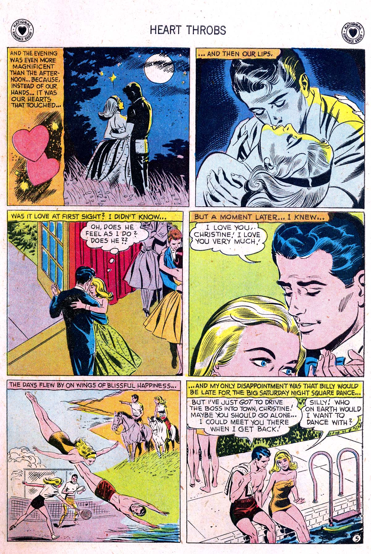 Read online Heart Throbs comic -  Issue #55 - 7