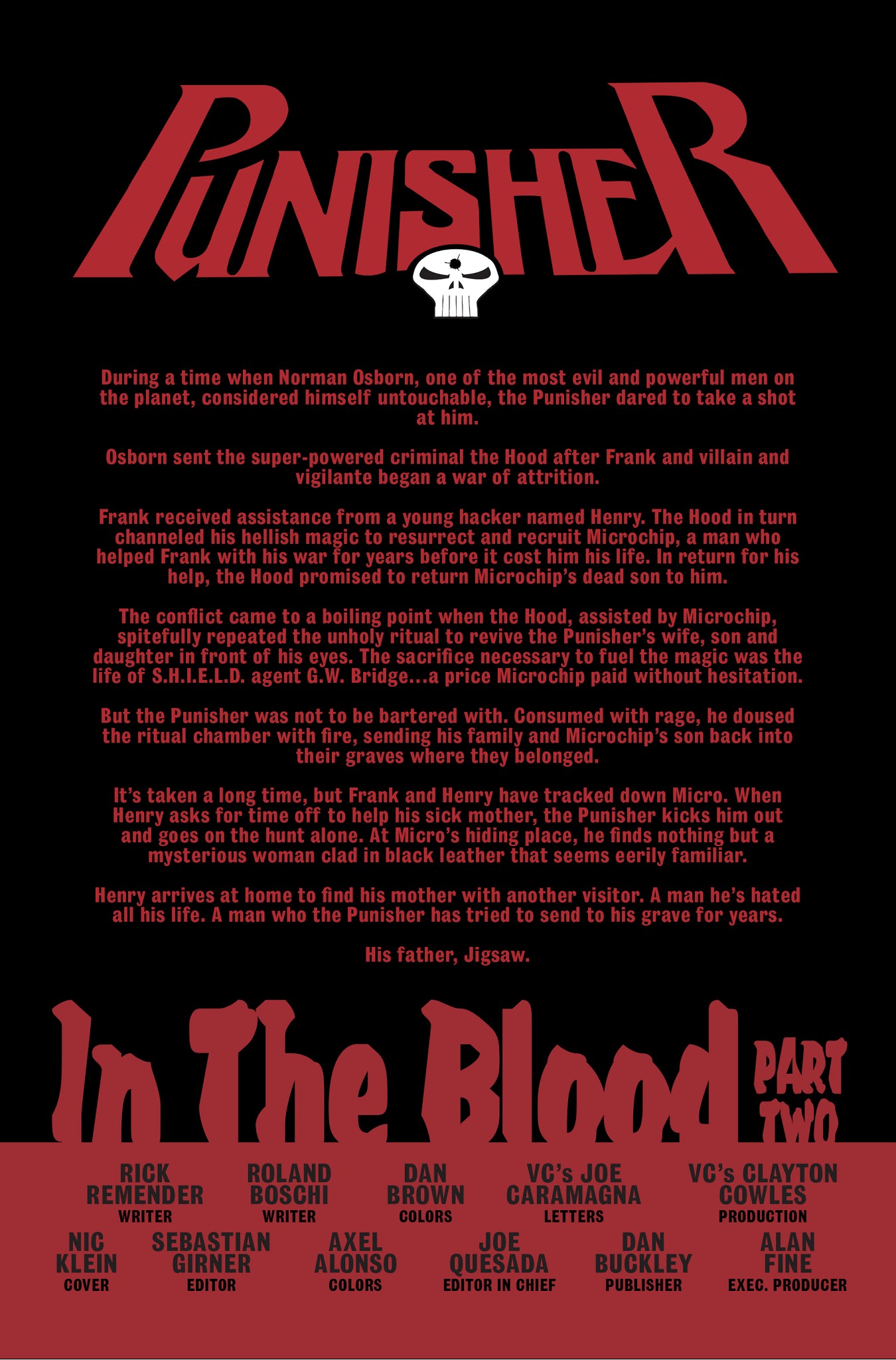 Read online Punisher: In The Blood comic -  Issue #2 - 2