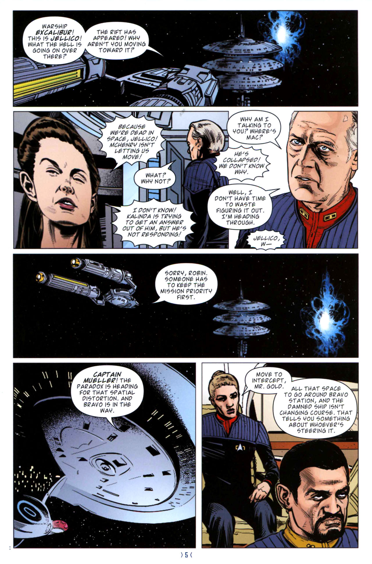 Read online Star Trek: New Frontier comic -  Issue #5 - 6