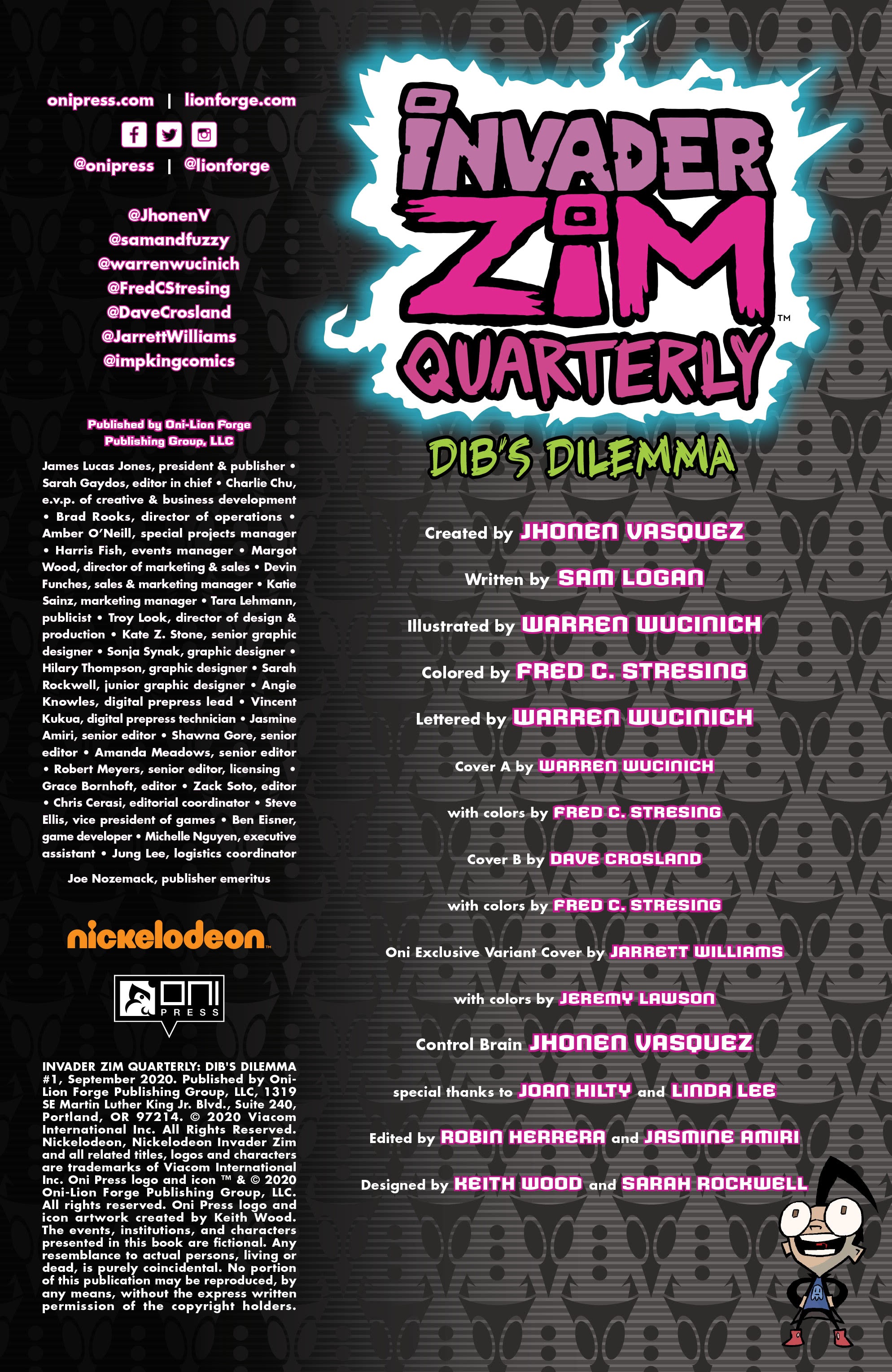 Read online Invader Zim Quarterly comic -  Issue #2 - 2