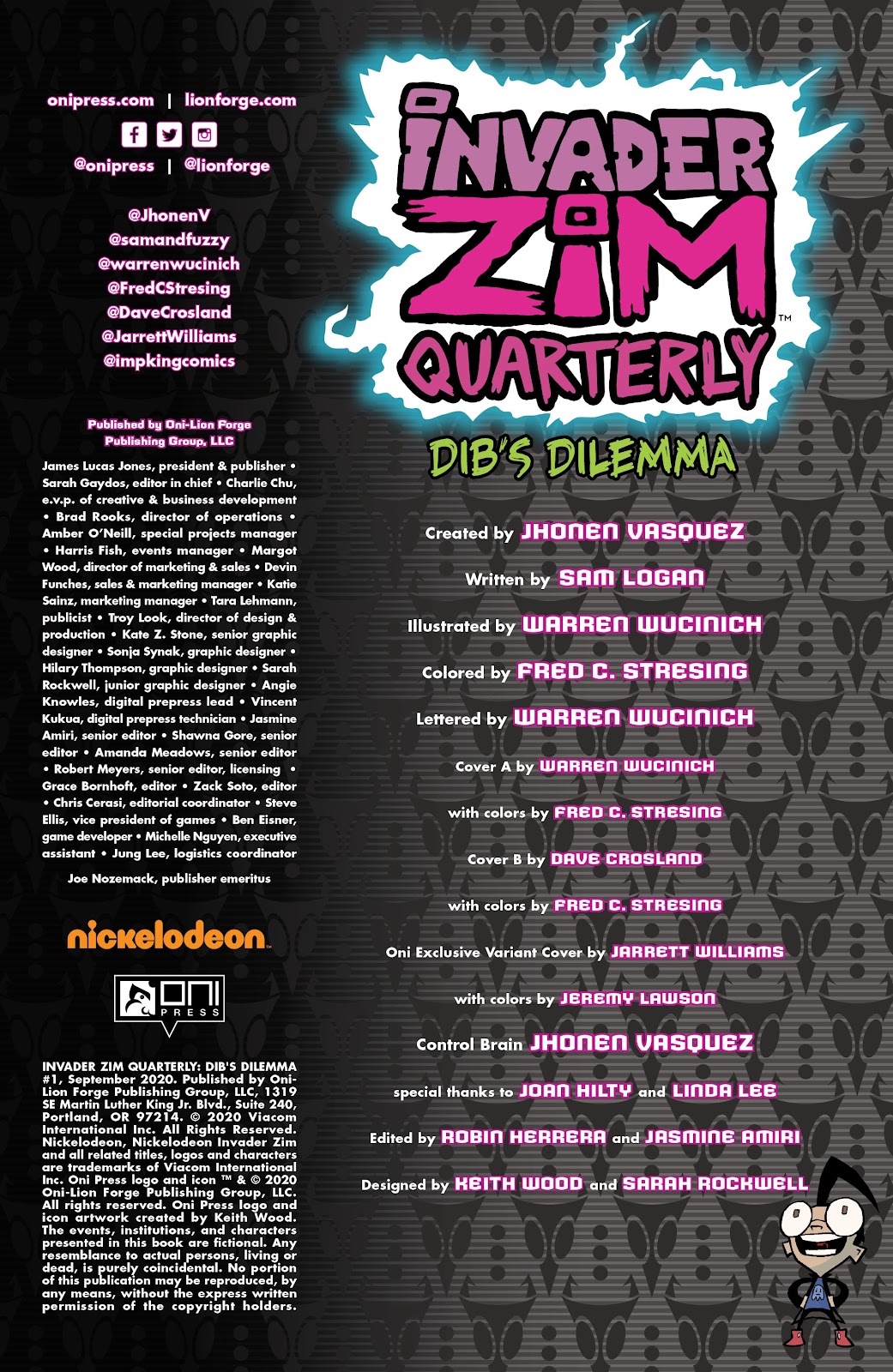 Invader Zim Quarterly issue 2 - Page 2