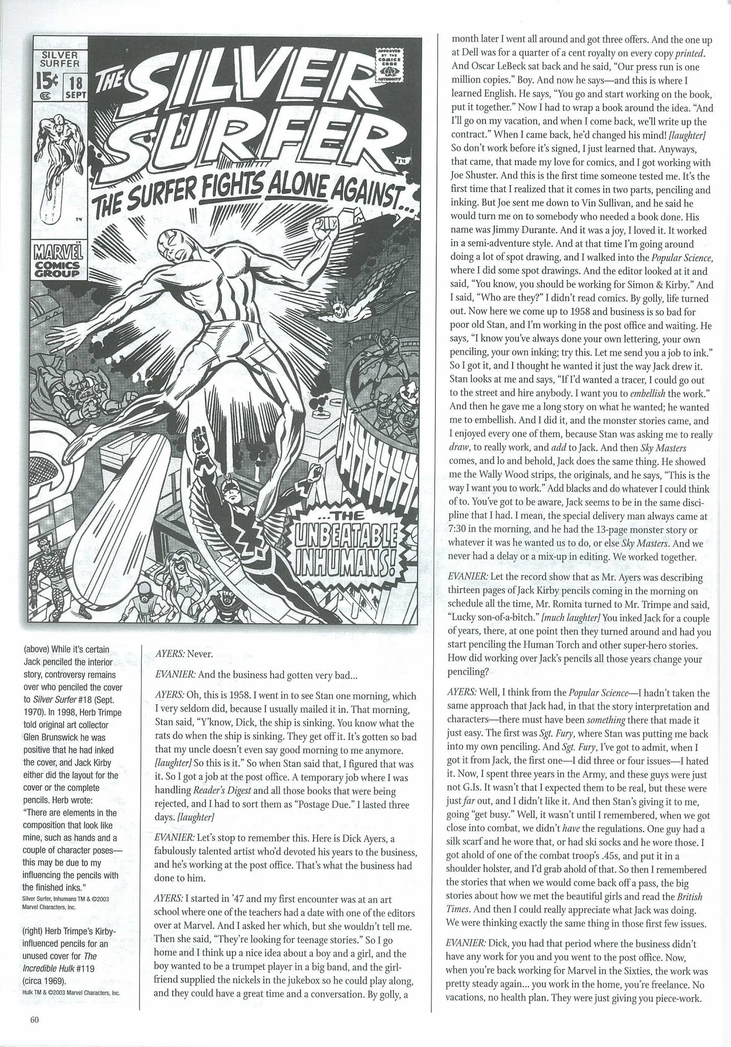 Read online The Jack Kirby Collector comic -  Issue #39 - 62