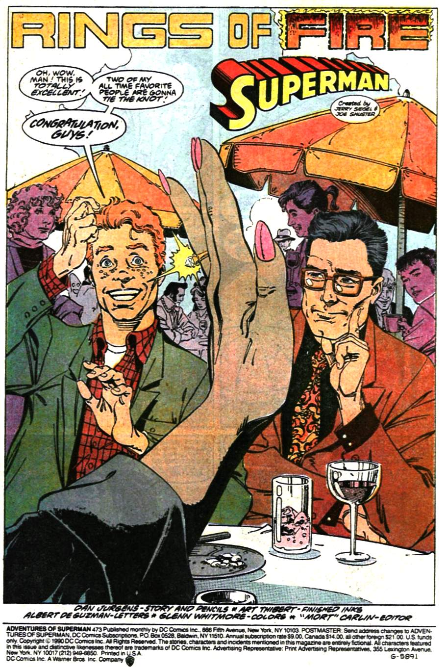 Read online Adventures of Superman (1987) comic -  Issue #473 - 3