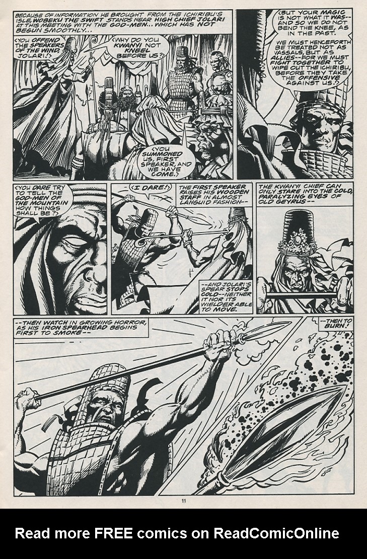 The Savage Sword Of Conan issue 215 - Page 13