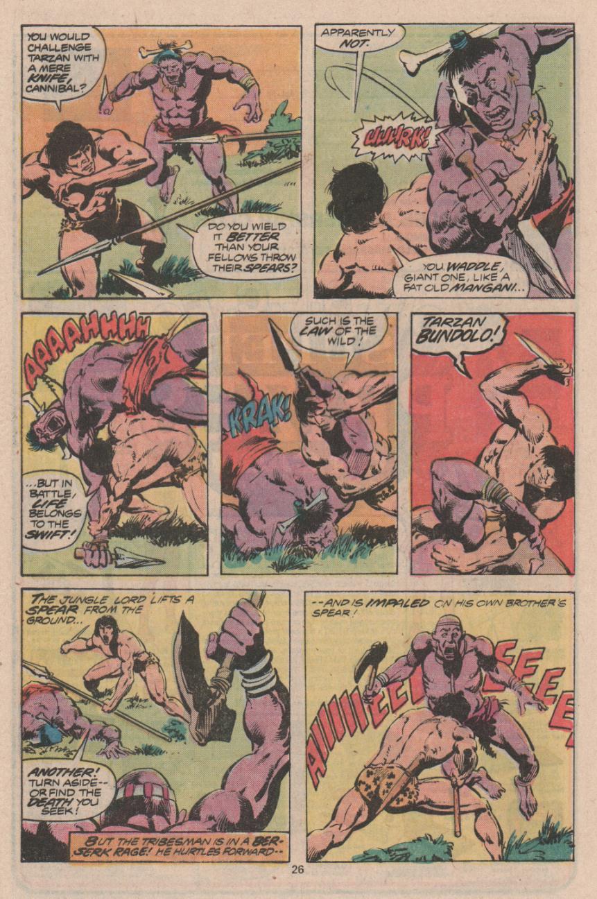 Read online Tarzan (1977) comic -  Issue #17 - 15