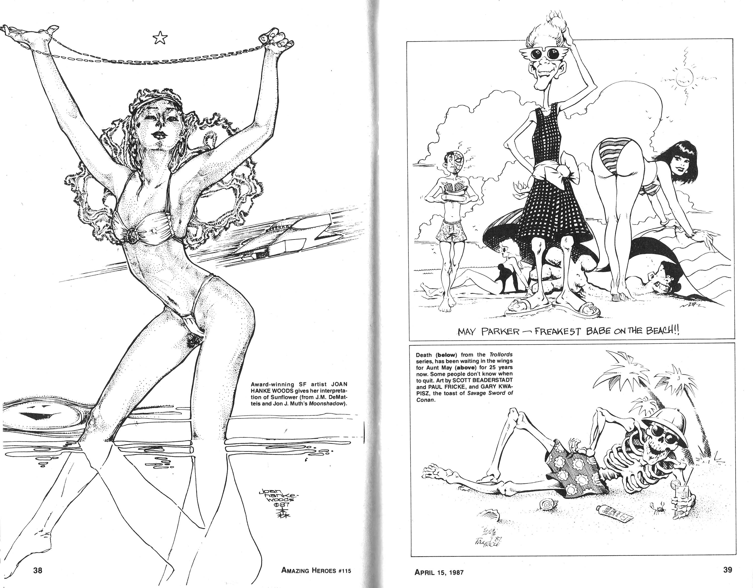 Read online Amazing Heroes comic -  Issue #115 - 20