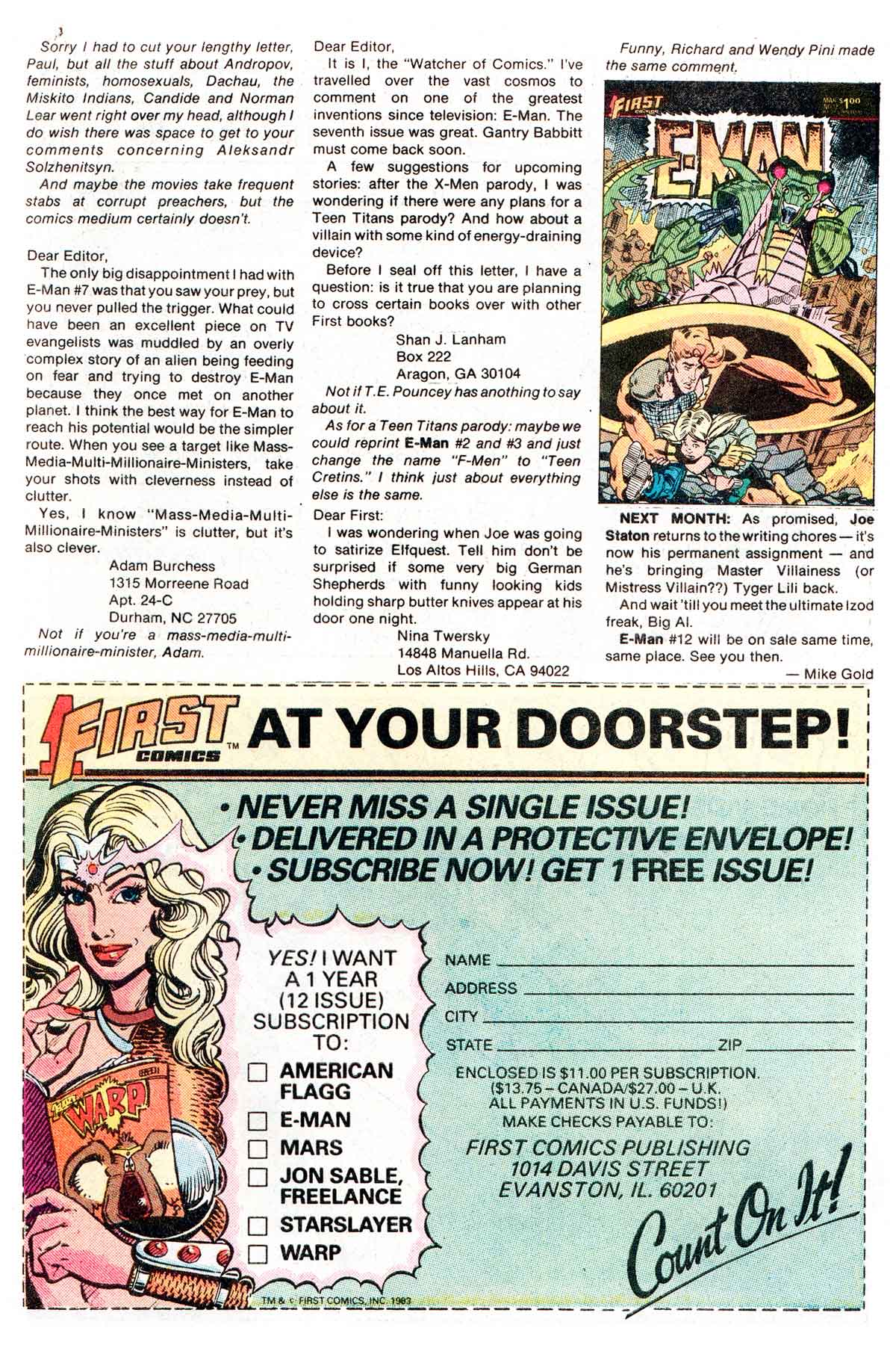 Read online E-Man (1983) comic -  Issue #11 - 31