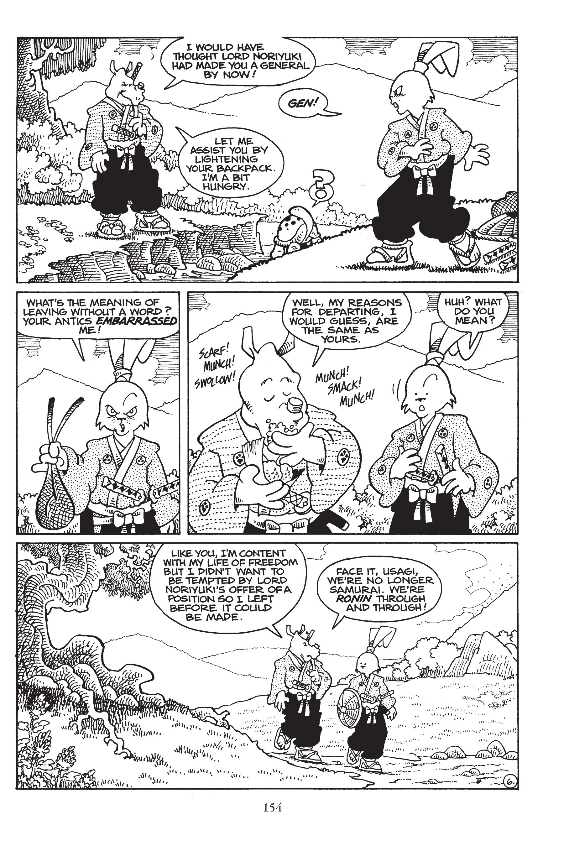 Read online Usagi Yojimbo (1987) comic -  Issue # _TPB 4 - 151