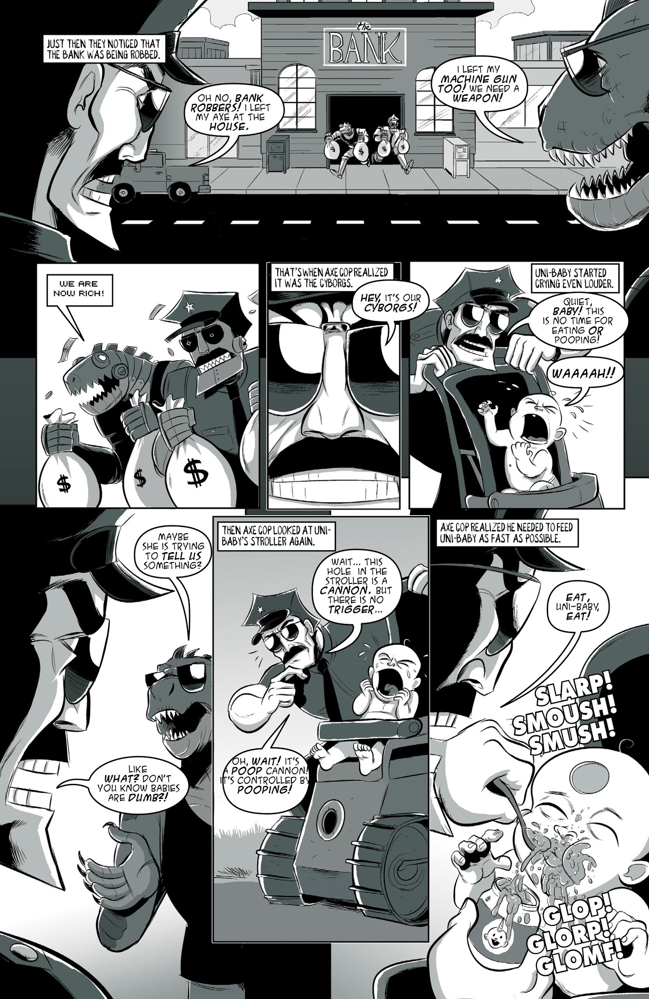 Read online Axe Cop comic -  Issue # TPB 3 - 106