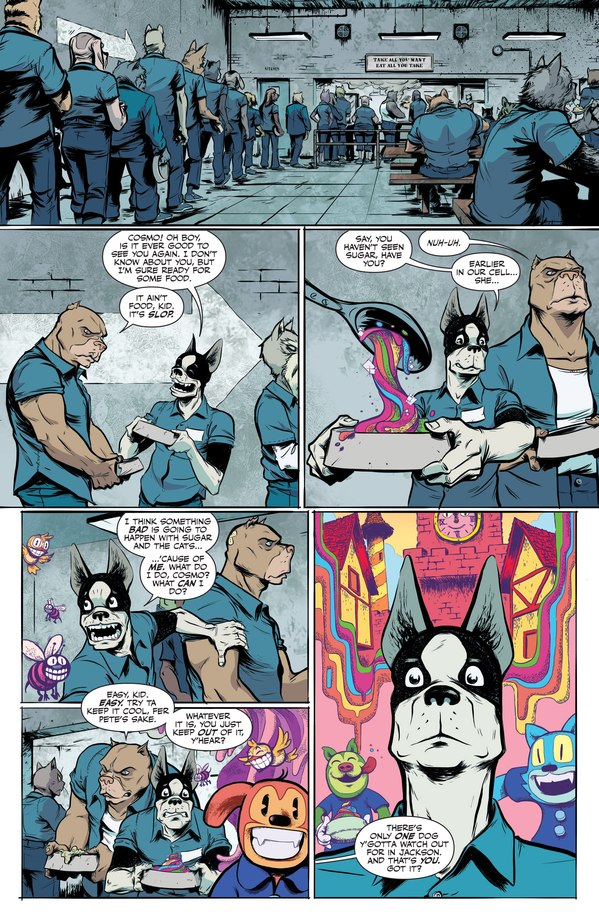 Read online Kennel Block Blues comic -  Issue #1 - 17
