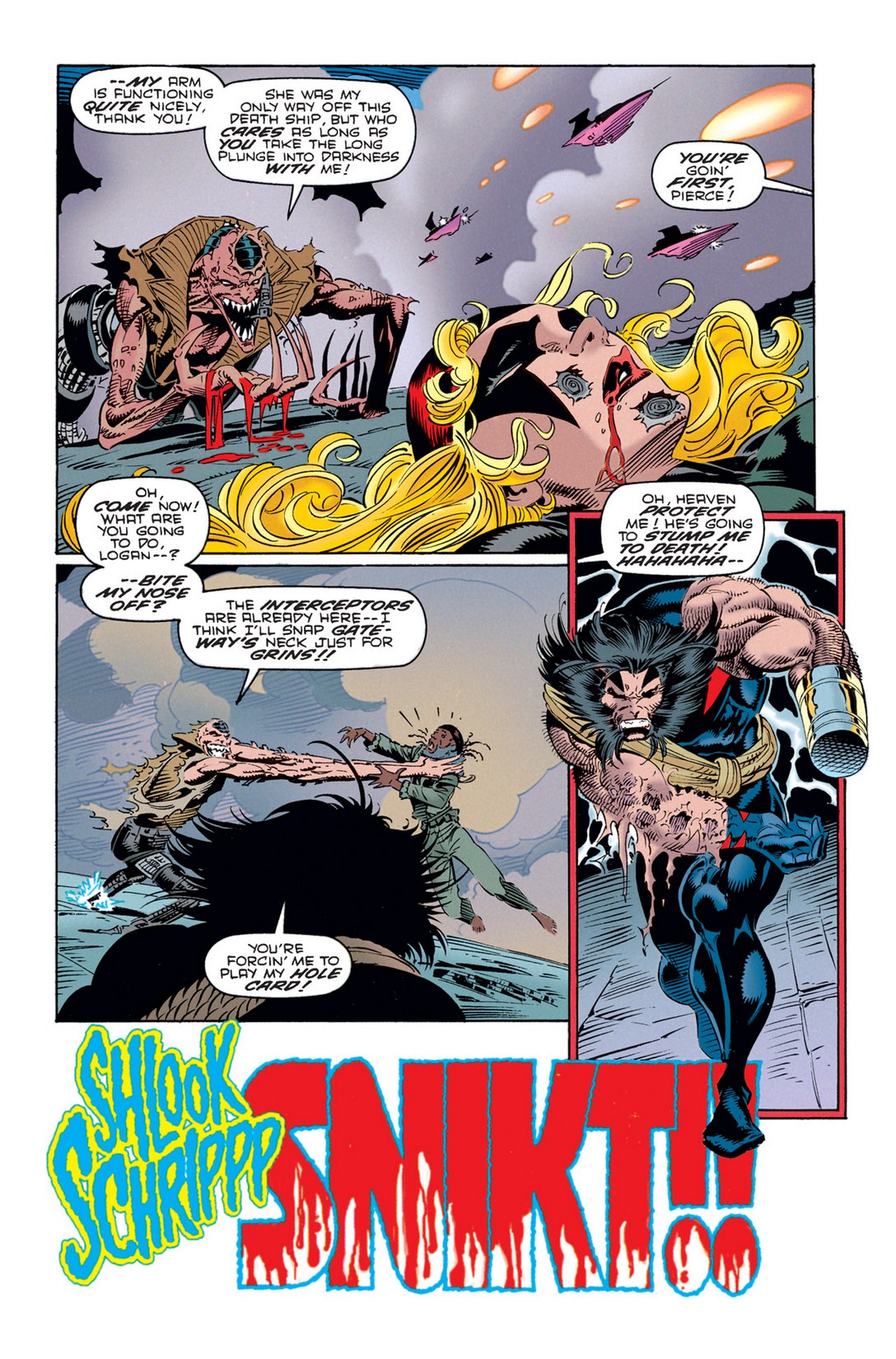 Read online Weapon X (1995) comic -  Issue #4 - 17