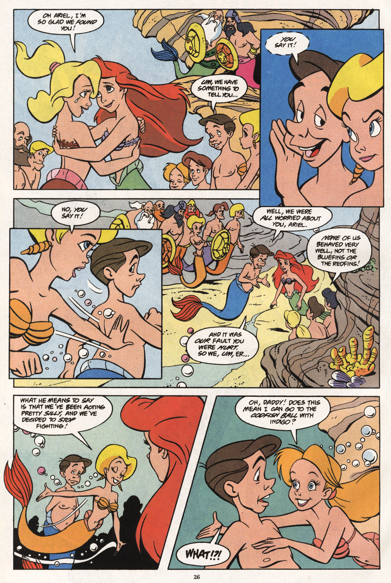 Read online Disney's The Little Mermaid comic -  Issue #4 - 28