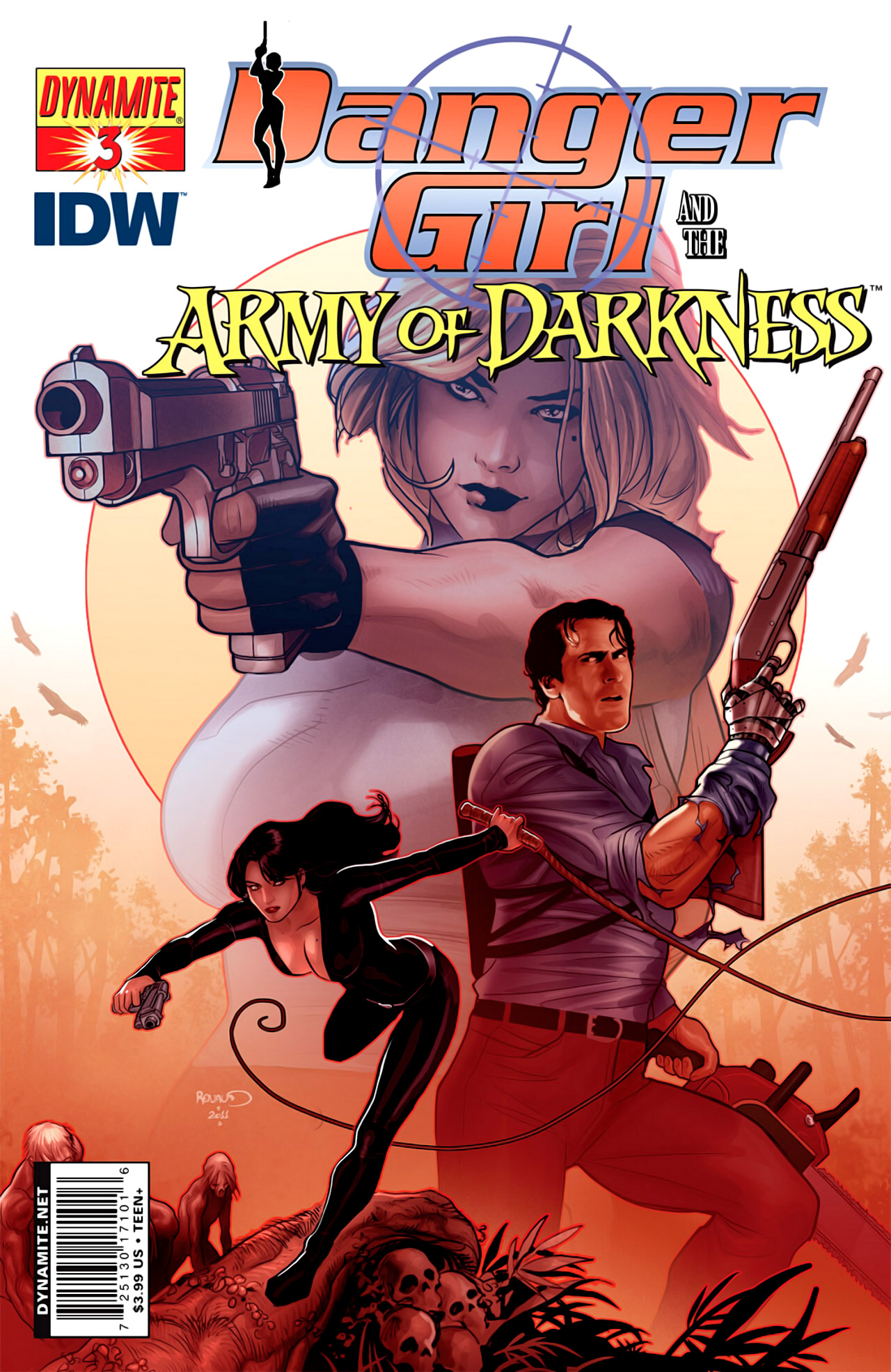 Read online Danger Girl and the Army of Darkness comic -  Issue #3 - 1