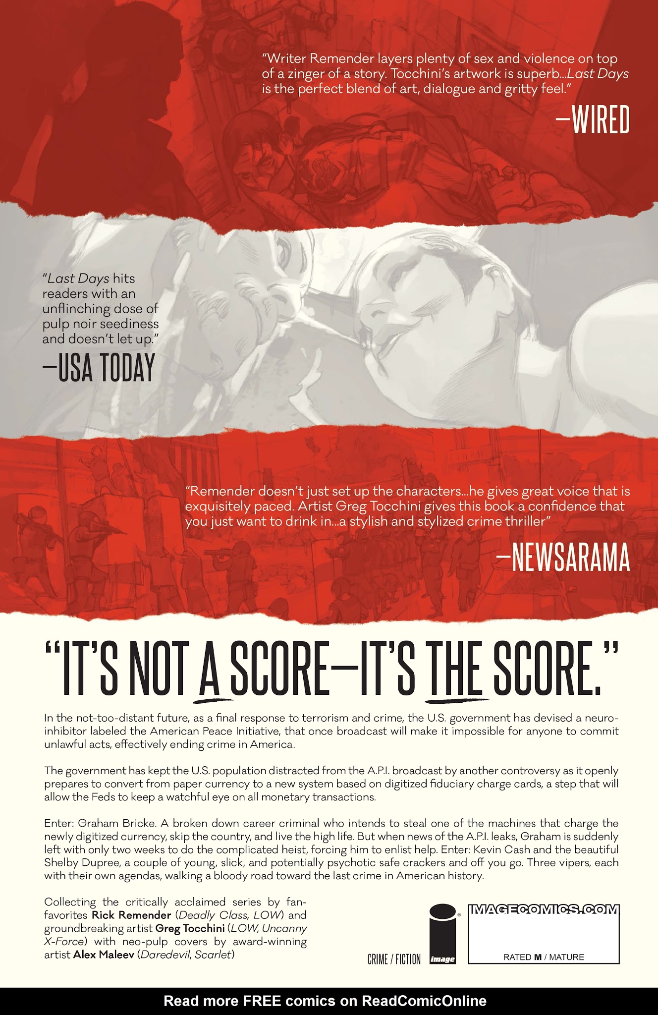 Read online The Last Days of American Crime comic -  Issue # _TPB - 182