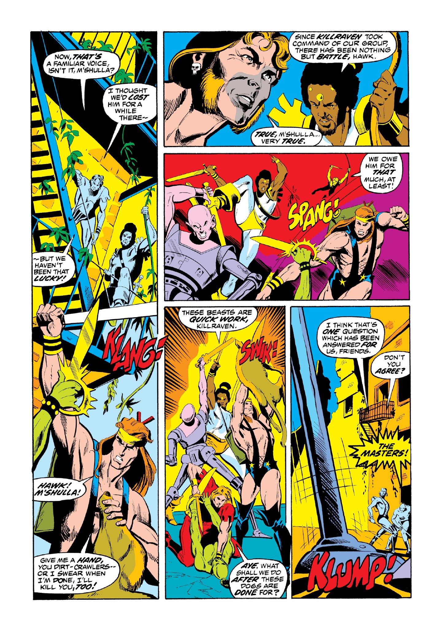 Read online Marvel Masterworks: Killraven comic -  Issue # TPB 1 (Part 1) - 38