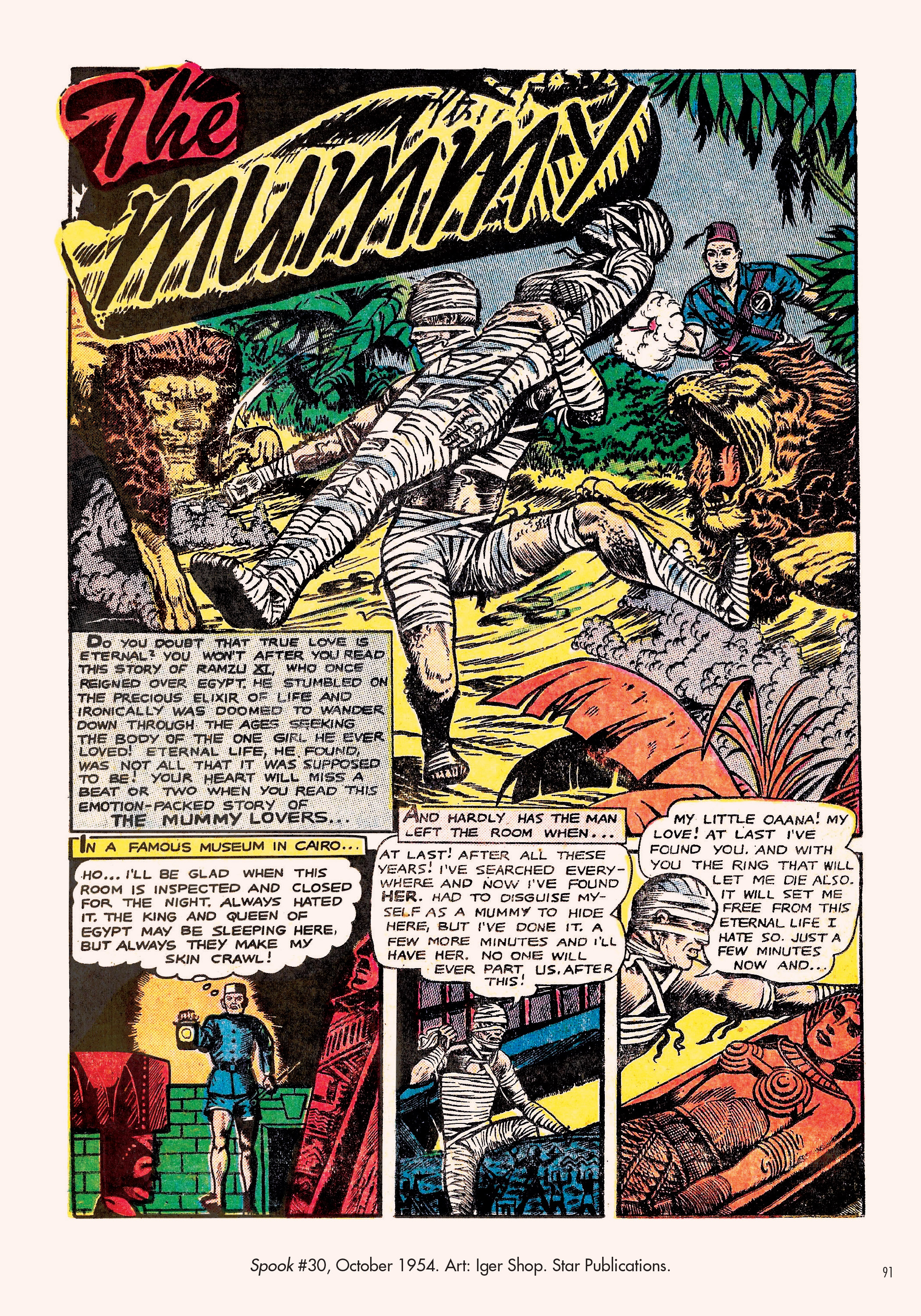 Read online Classic Monsters of Pre-Code Horror Comics: Mummies comic -  Issue # TPB - 91