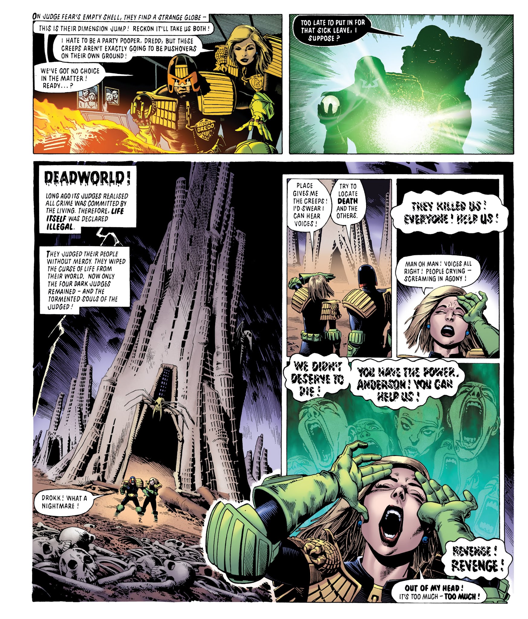 Read online Judge Dredd Classics: The Dark Judges comic -  Issue # TPB - 46