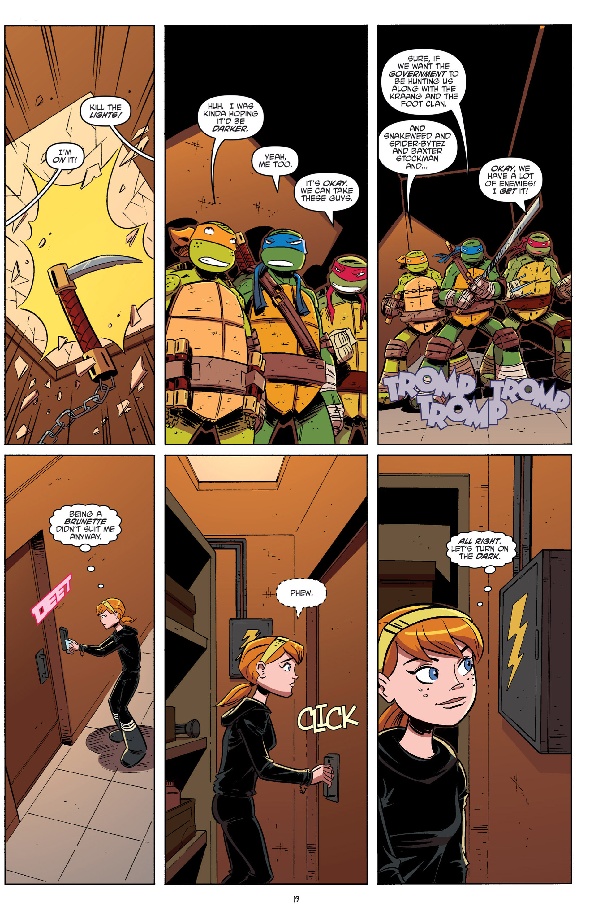 Read online Teenage Mutant Ninja Turtles New Animated Adventures comic -  Issue #1 - 21