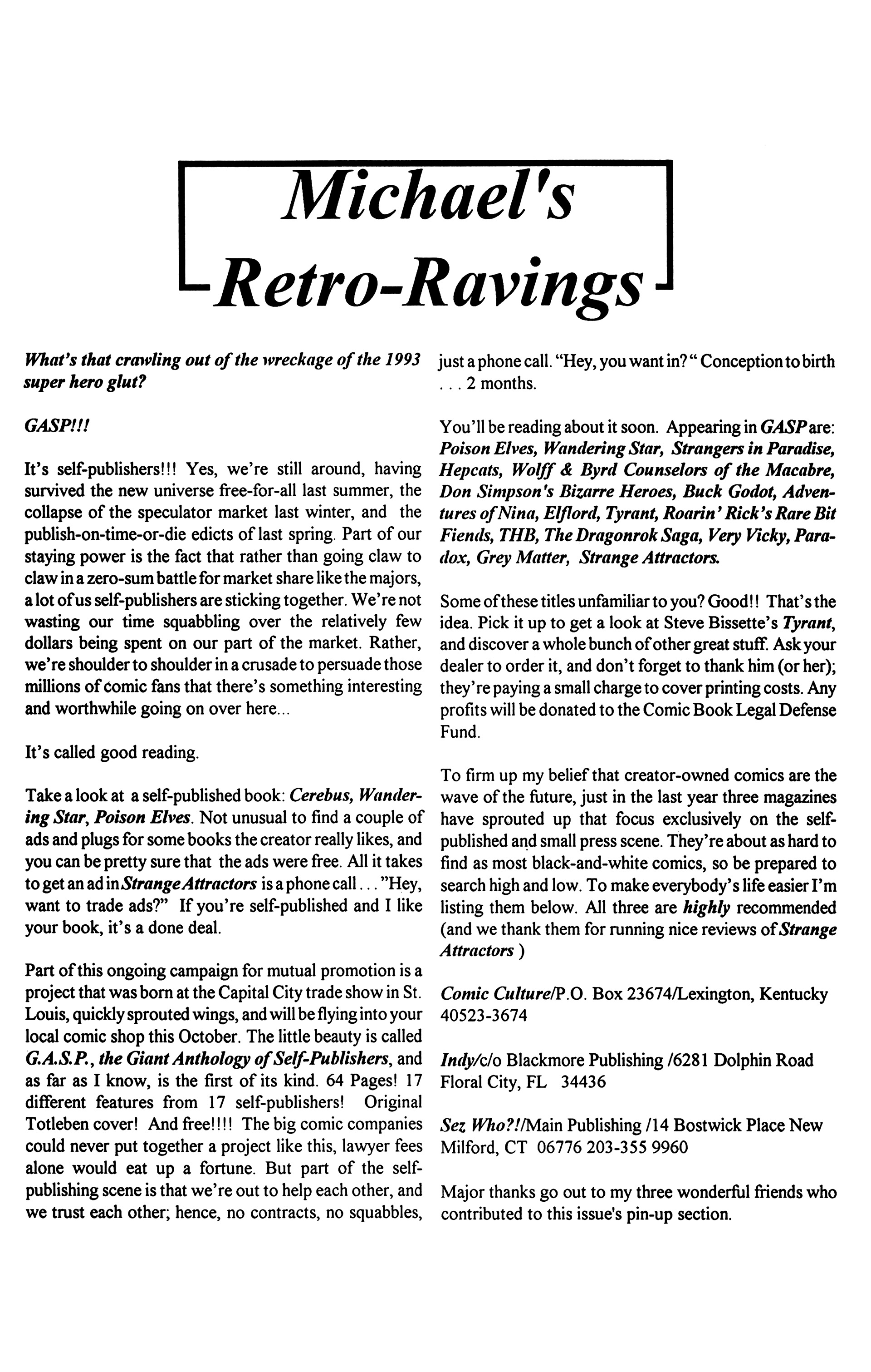 Read online Strange Attractors (1993) comic -  Issue #6 - 25