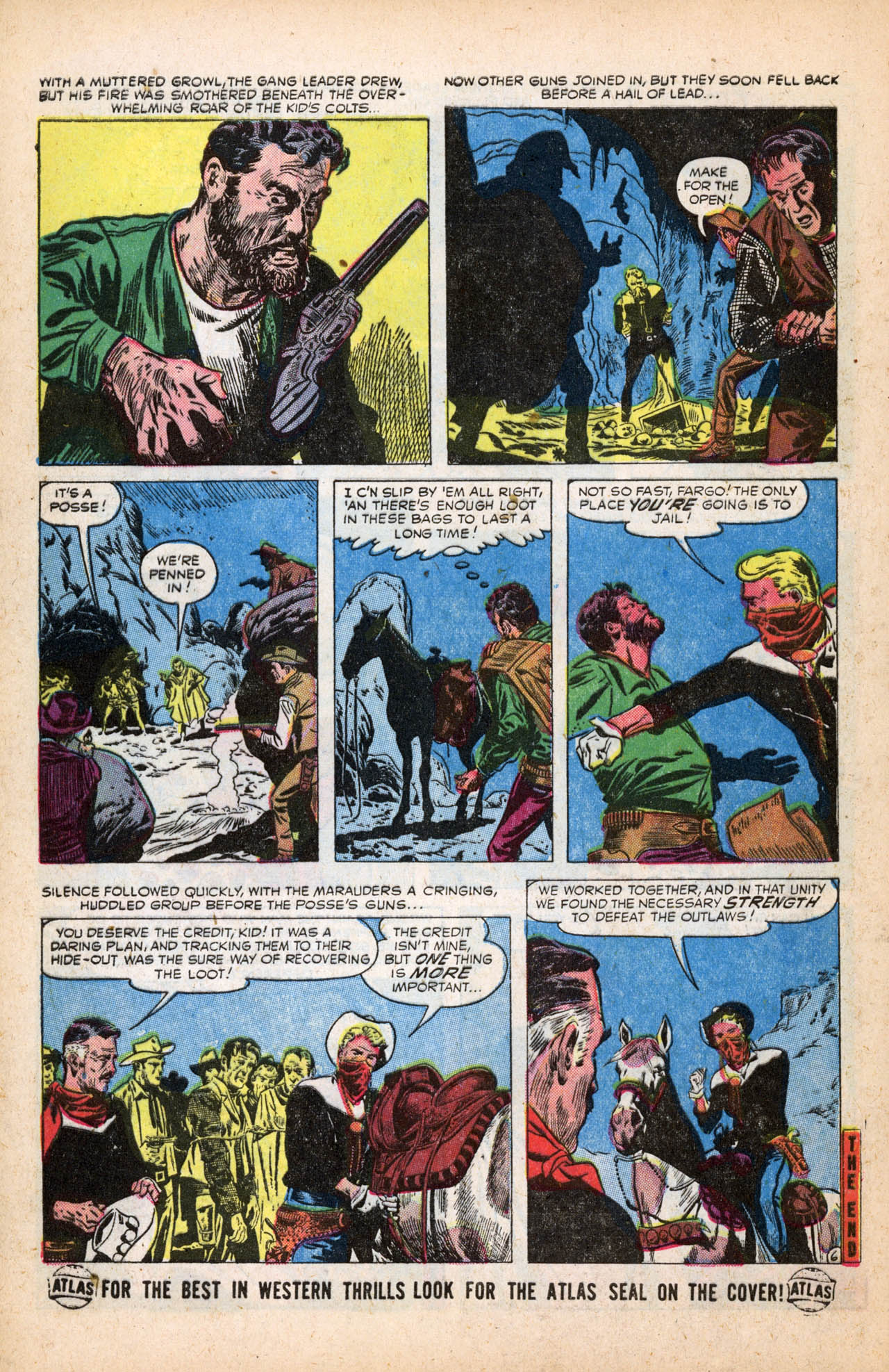 Read online The Outlaw Kid (1954) comic -  Issue #6 - 32