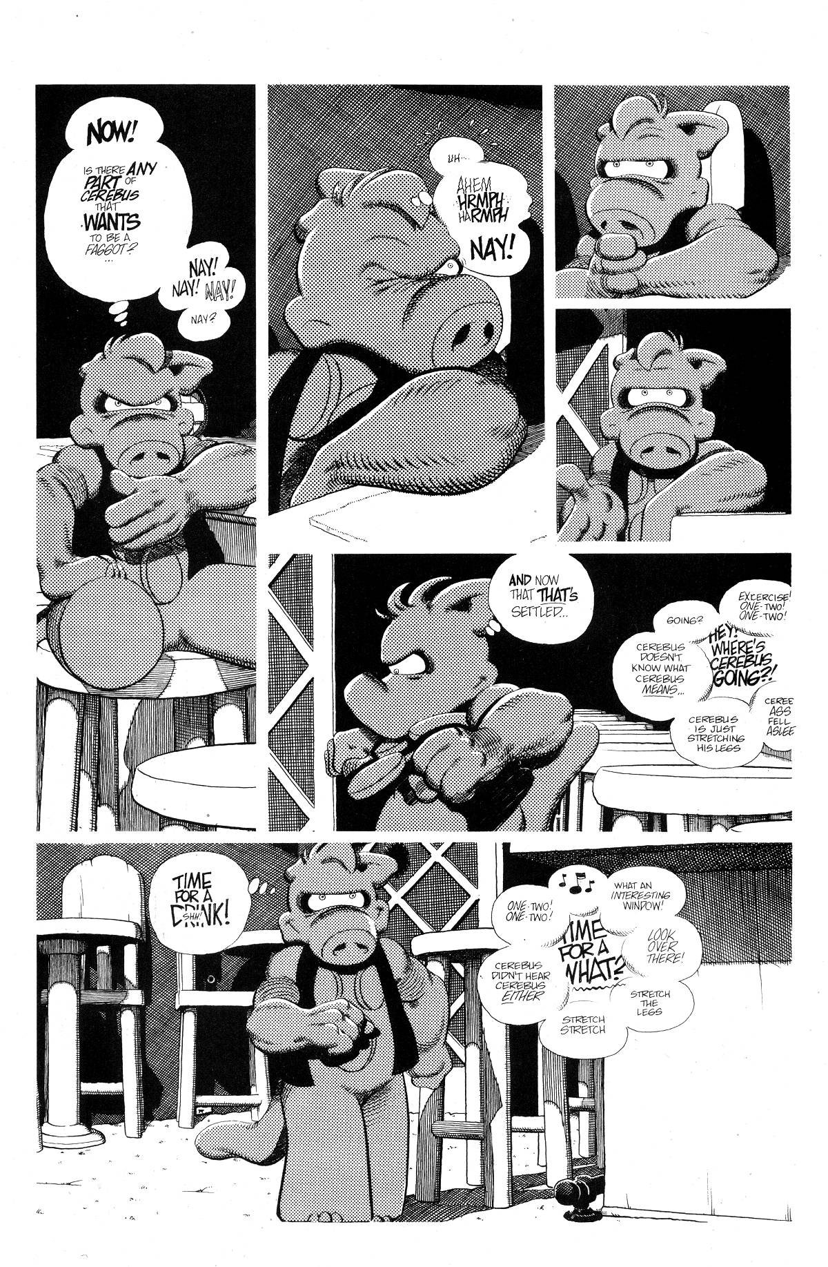 Read online Cerebus comic -  Issue #214 - 17