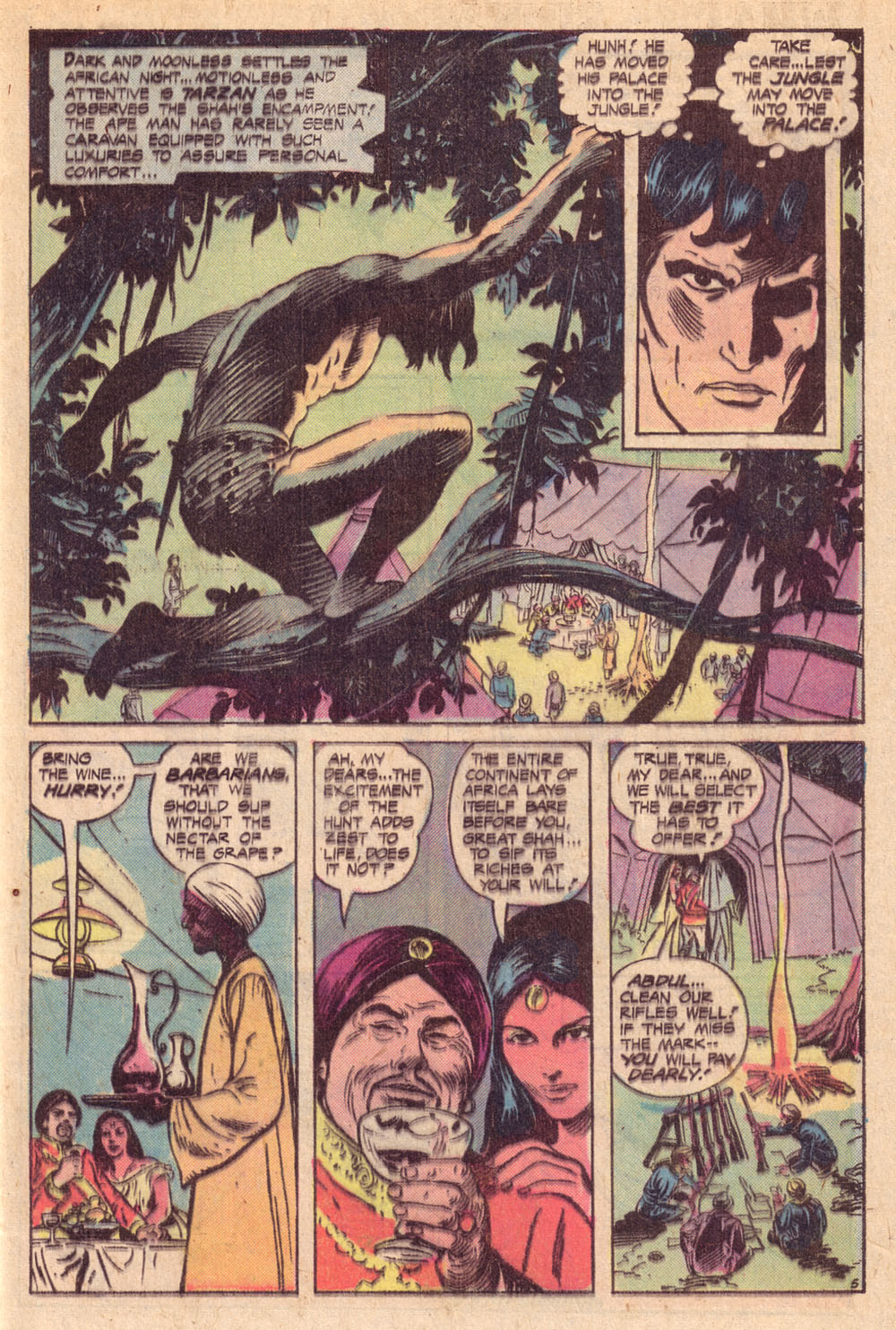 Read online Tarzan (1972) comic -  Issue #244 - 5