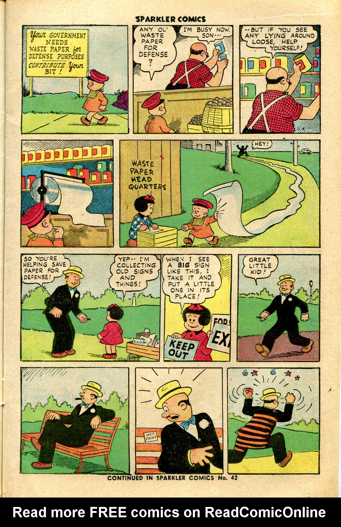 Read online Sparkler Comics comic -  Issue #41 - 17
