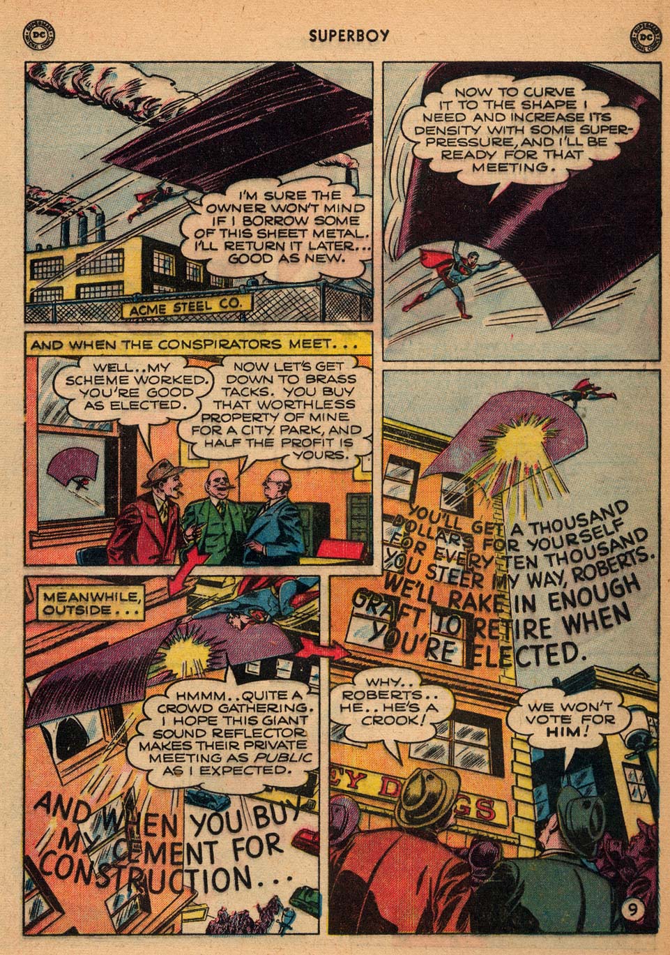 Read online Superboy (1949) comic -  Issue #12 - 22