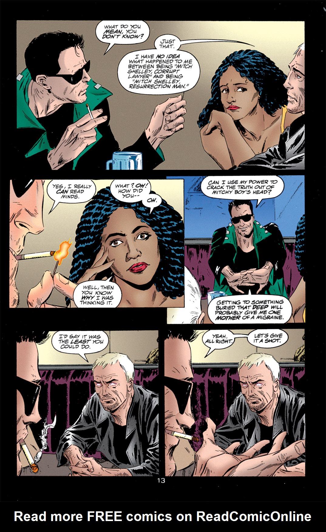 Read online Resurrection Man (1997) comic -  Issue #10 - 14