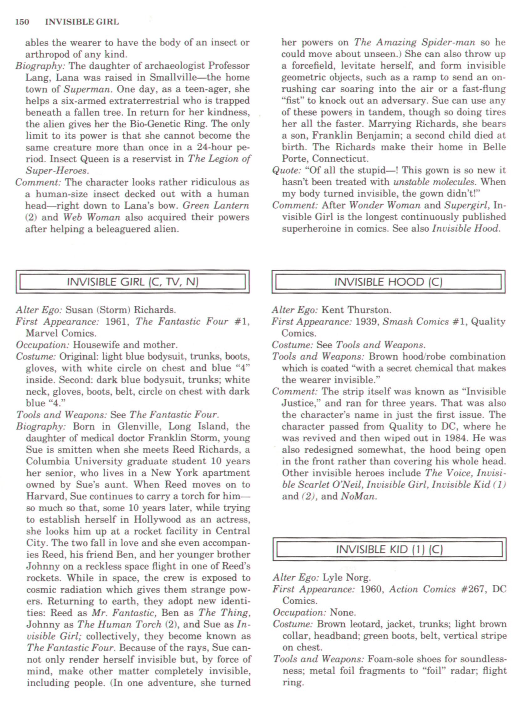 Read online The Encyclopedia of Superheroes comic -  Issue # TPB (Part 2) - 69