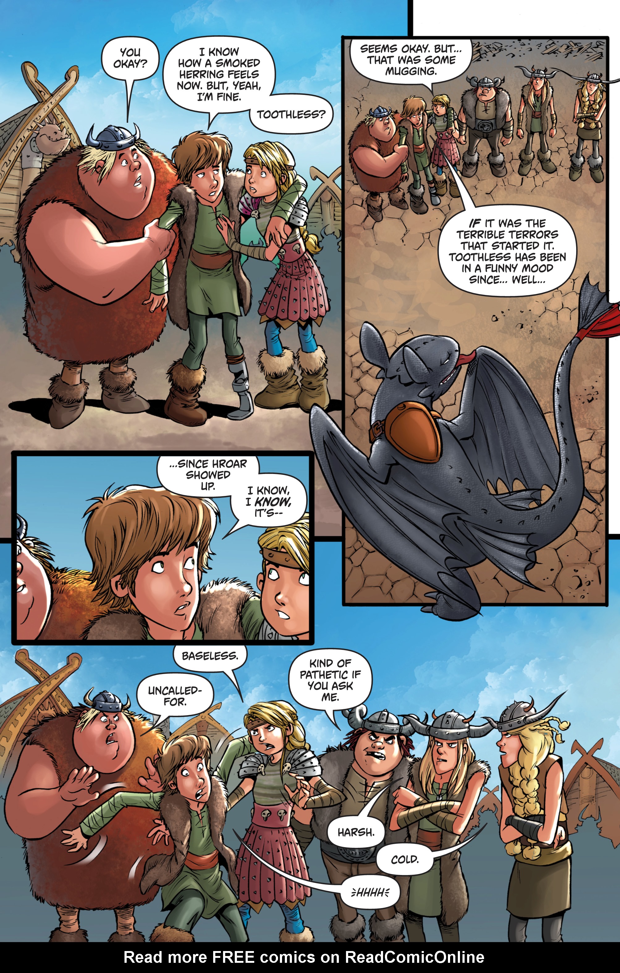 Read online DreamWorks Dragons: Riders of Berk comic -  Issue # _TPB - 85